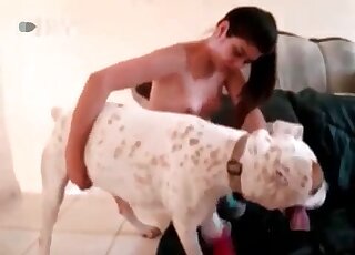 White animal enjoys a very lengthy handjob in a hot porn movie