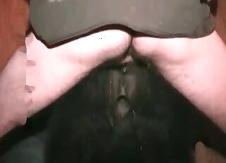 Pony gets fucked in his ass by a nasty zoophile guy in a zoo porn scene